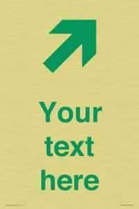 Custom Safe Condition inverse: Green Up right arrow